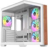 Корпус Thermaltake View 380 WS Snow Midi Tower Без БП чёрный, CA-1Z2-00M6WN-WS