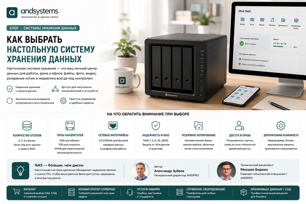 Как выбрать настольную систему хранения данных