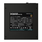 Блок питания для ПК DeepCool DQ650 ATX 80+ Gold 650 Вт, DQ650-M-V2L