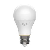 Фото Умная лампа Yeelight Bulb A60 E27, 500лм, свет - тёплый белый/белый, грушевидная, YLDP10YL