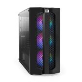 Корпус Exegate EVO-9205 Midi Tower Без БП чёрный, EX294966RUS