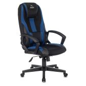 Кресло для геймеров ZOMBIE 9 Чёрно-синий, текстиль/эко.кожа, ZOMBIE 9 BLUE