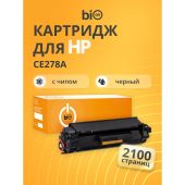 Тонер-картридж Bion 78A Лазерный Черный 2100стр с чипом, BCR-CE278A