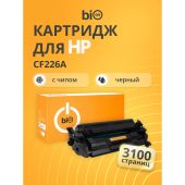 Тонер-картридж Bion 26A Лазерный Черный 3100стр с чипом, BCR-CF226A