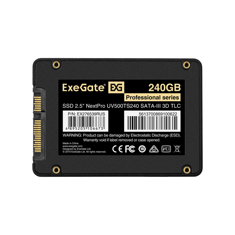 Диск SSD Exegate NextPro Series 2.5" 240 ГБ SATA, EX276539RUS