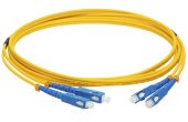 Оптический патч-корд LANMASTER SM 9/125 мкм жёлтый 2 м, LAN-2SC-2SC/SU-2.0