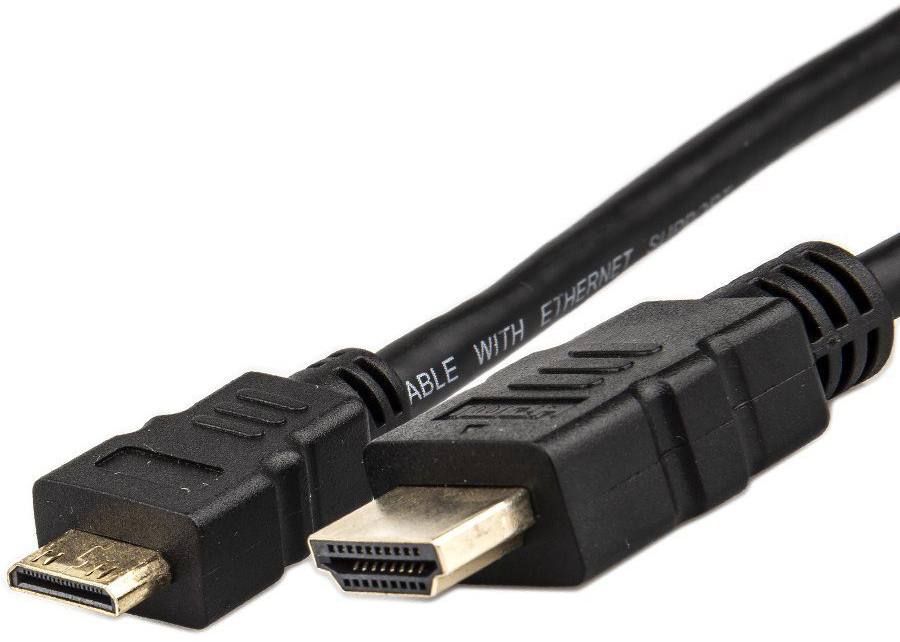 Видео кабель Telecom miniHDMI (M) -> HDMI (M) 1 м, TCG205-1M