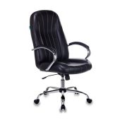 Кресло для руководителей БЮРОКРАТ T-898SL Чёрный, эко.кожа, T-898SL/BLACK