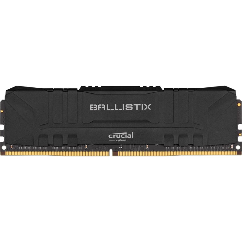 Картинка - 1 Модуль памяти Crucial Ballistix Black 8GB DIMM DDR4 2666MHz, BL8G26C16U4B