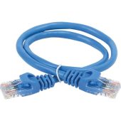 Патч-корд ITK UTP кат. 6 Синий 0,5 м, PC03-C6UL-05M