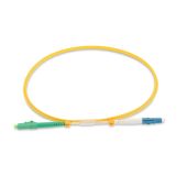 Оптический патч-корд Cabeus SM 9/125 мкм жёлтый 2 м, FOP(s)-9-LC/APC-LC/UPC-2m