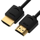 Фото Видеокабель с Ethernet Greenconnect SLIM HM502 HDMI (M) -> HDMI (M) 0,3 м, GCR-51591