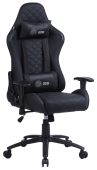 Кресло для геймеров CACTUS CS-CHR-030BL чёрный, эко.кожа, CS-CHR-030BL