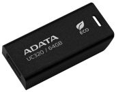 USB накопитель ADATA UC320 USB Type A (USB 3.2 Gen 1) 64 ГБ, UC320-64G-RBK/BK