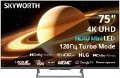 Телевизор Skyworth 75X67H Nexo Mini-LED 75" 3840x2160 (4K) чёрный, 75X67H