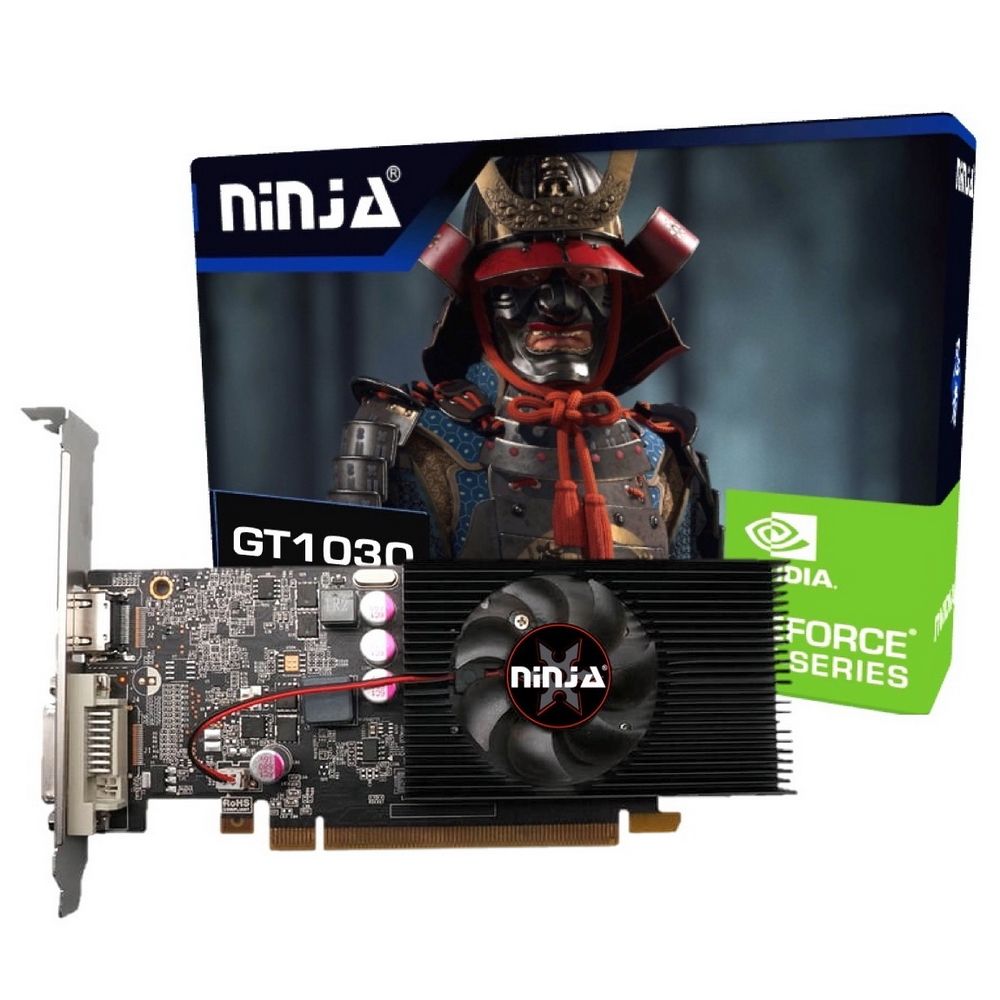Видеокарта Ninja (Sinotex) NVIDIA GeForce GT 1030 DDR4 4GB, NK103FG44F