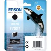 Картридж EPSON T7601 Струйный Черный 1100стр, C13T76014010