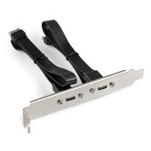 Планка портов Exegate BrctUSB32E-2C Full Height bracket, EX298297RUS