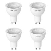 Умная лампа Yeelight Smart Bulb W1 GU10, 350лм, свет - теплый белый, рефлектор, YGYC0120005WTEU