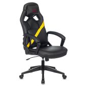 Кресло для геймеров ZOMBIE DRIVER Чёрно-жёлтый, эко.кожа, ZOMBIE DRIVER YEL