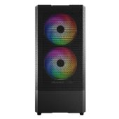 Фото Корпус Powercase Mistral AY3B ARGB Midi Tower Без БП чёрный, CMAYB-A3