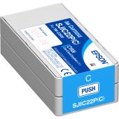 Картридж EPSON SJIC22P Струйный Синий, C33S020602