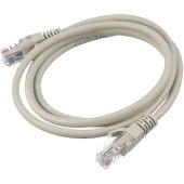 Патч-корд GOPOWER UTP кат. 5e серый 1 м, 00-00029034