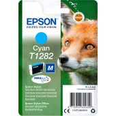 Картридж EPSON T1282 Струйный Голубой 260стр, C13T12824012