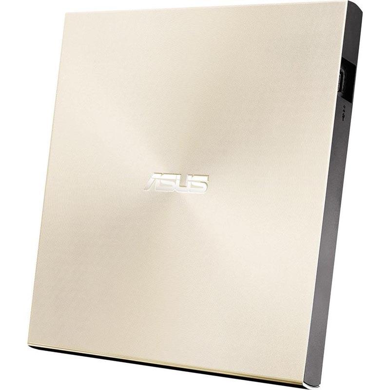 Картинка - 1 Оптический привод Asus ZenDrive U9M DVD-RW Внешний Золотистый, SDRW-08U9M-U/GOLD/G/AS/P2G