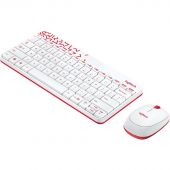 Вид Комплект Клавиатура/мышь Logitech MK240 Беспроводной Белый, 920-008212