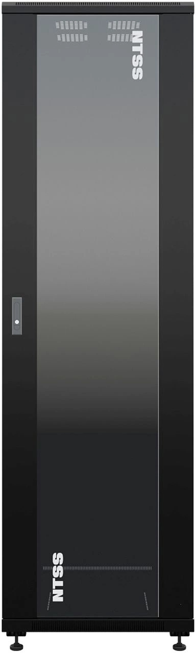 Напольный шкаф NTSS Премиум 42U чёрный, NTSS-R42U6080GS-BL