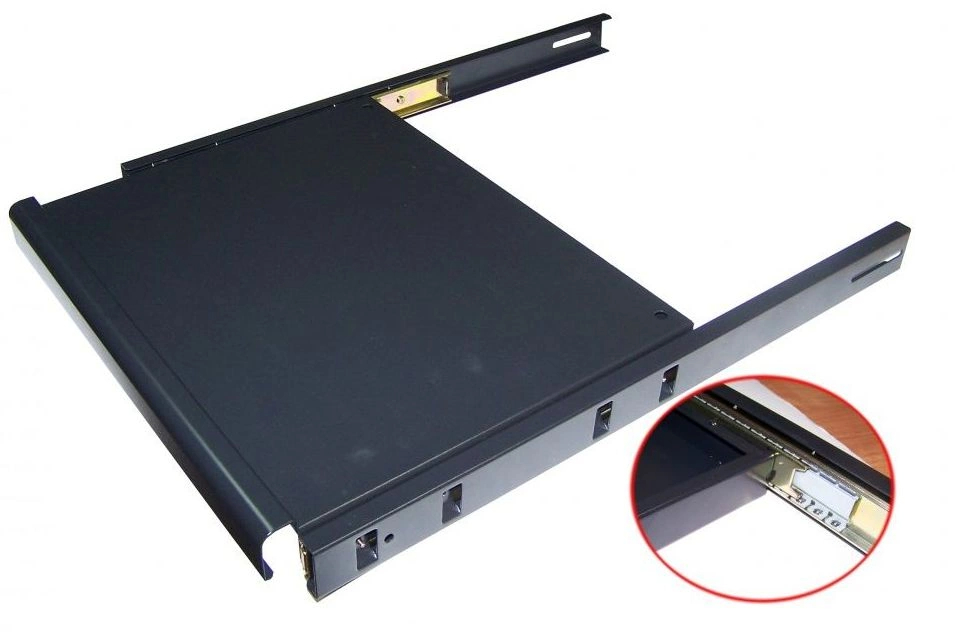 Полка LANMASTER CBB-SK 800 мм цвет - чёрный, TWT-CBB-SK-8/20