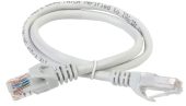 Патч-корд IEK UTP кат. 6a серый 3 м, PC01-C6AUL-3M