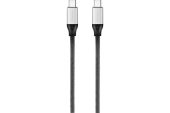 USB кабель HARPER USB Type C (M) -&gt; USB Type C (M) 2 м, BRCH-772 silver