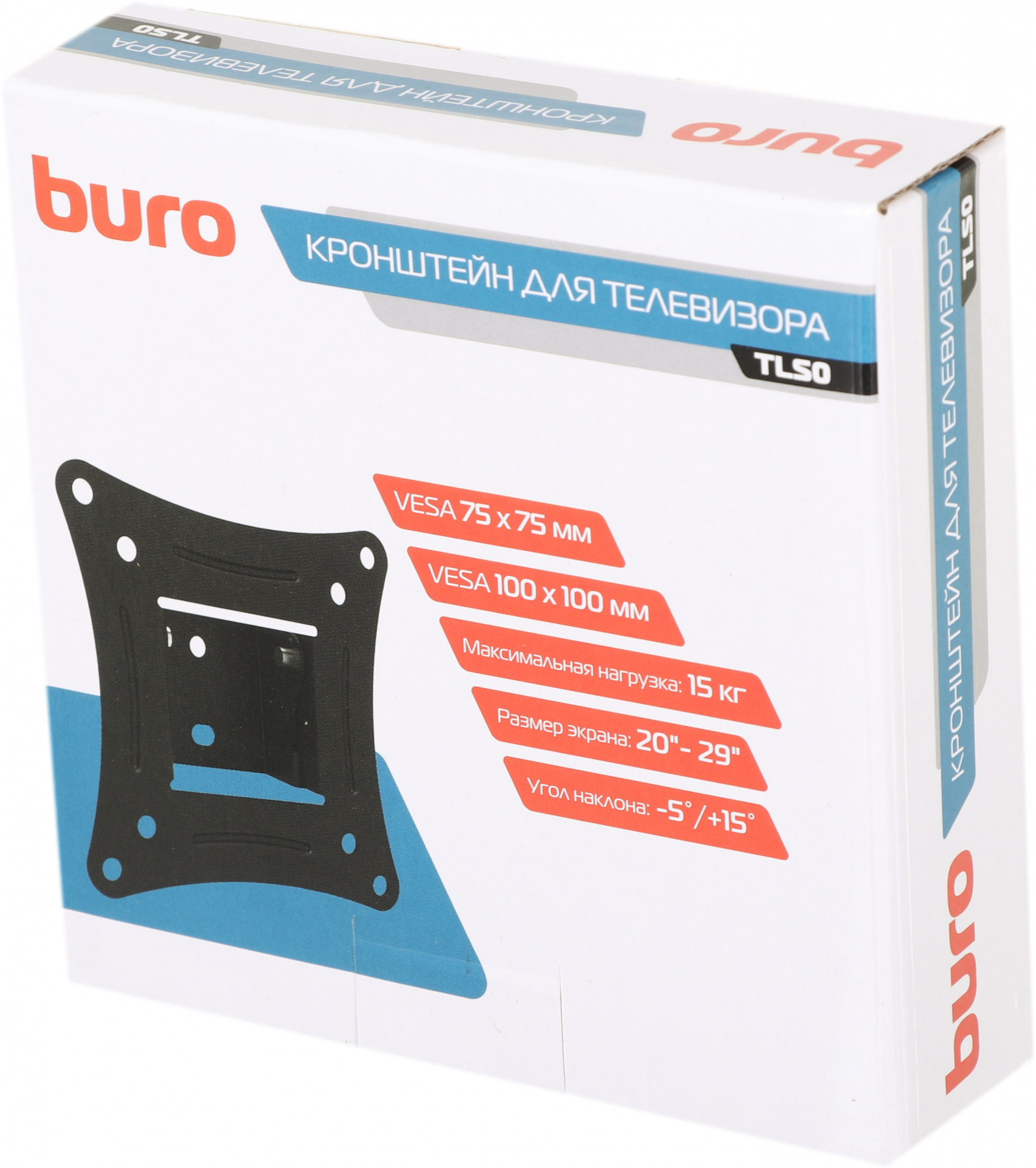 Кронштейн для телевизора BURO TLS0 настенный, BM15A71TF0