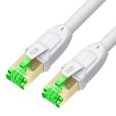Патч-корд Greenconnect F/FTP кат. 8 белый 5 м, GCR-55902