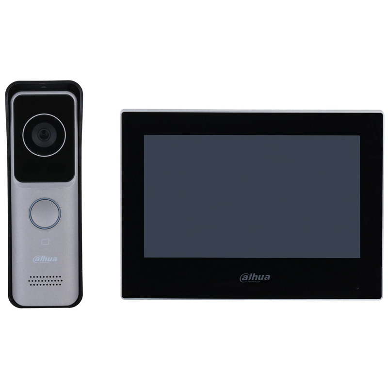 Видеодомофон и вызывная панель Dahua KTW02 7" 1024x600 (WSVGA), 2Мп CMOS, DHI-KTW02
