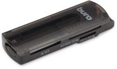 Фото Устройство чтения карт памяти USB2.0 Buro BU-CR-108 черный, BU-CR-108