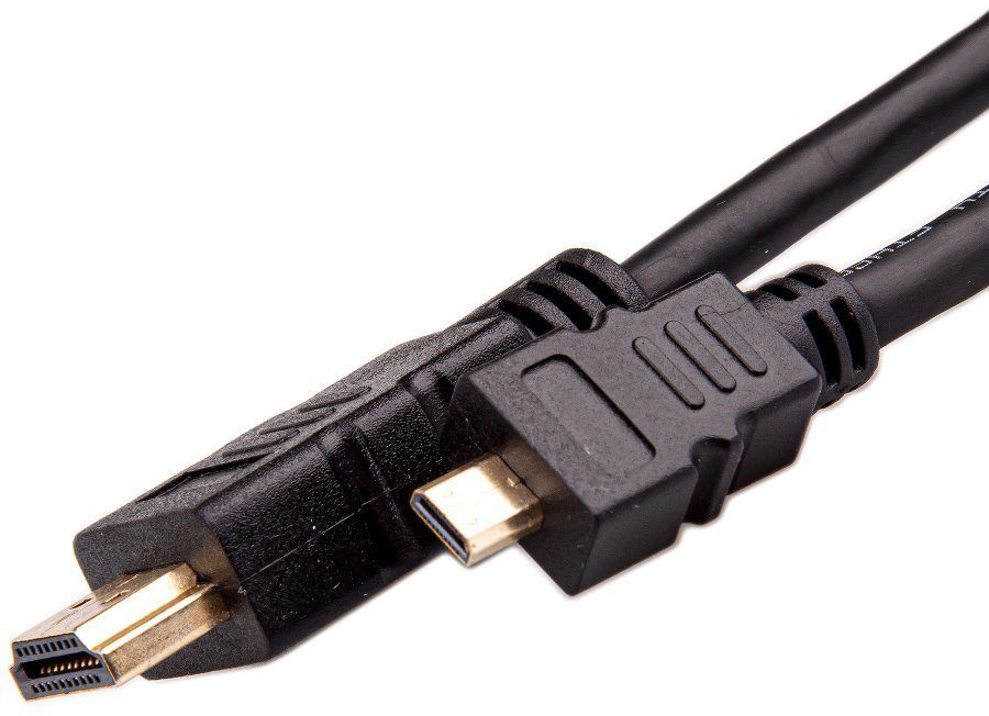 Видео кабель Telecom microHDMI (M) -> HDMI (M) 1 м, TCG206-1M