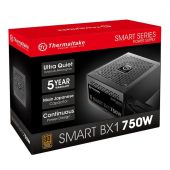 Блок питания для компьютера Thermaltake Smart BX1 ATX 80 PLUS Bronze 750 Вт, PS-SPD-0750NNSABE-1