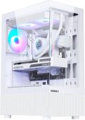 Корпус Formula Crystal Z1 Plus Midi Tower Без БП белый, CRYSTAL Z1 PLUS WHITE