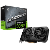 Видеокарта MSI NVIDIA GeForce RTX 5060 Ti GDDR7 8GB, RTX 5060 Ti 8G SHADOW 2X OC PLUS
