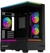 Корпус Thermalright M10 FAN4-C Mini Tower Без БП чёрный, TL-M10 Black FAN4-C