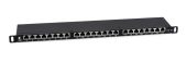 Патч-панель Cabeus 24-ports FTP RJ-45 0.5U, PLHD-24-Cat.6a-SH-Dual-0,5U