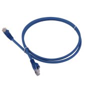 Патч-корд LANMASTER UTP кат. 6 Синий 0,5 м, LAN-PC45/U6-0.5-BL