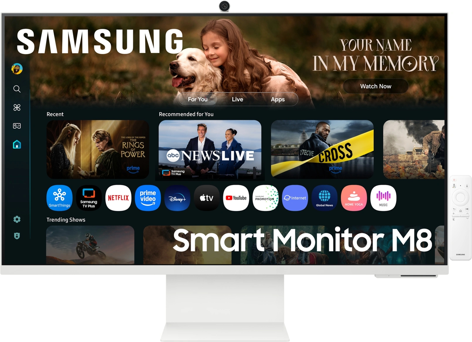 Монитор Samsung S32FM803UIXCI 32" VA белый, LS32FM803UIXCI