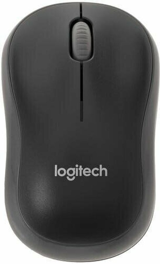 Мышь Logitech M186 Беспроводная чёрный, 910-004131
