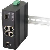 Промышленный коммутатор OSNOVO SW-40501/IC 4-PoE Неуправляемый 6-ports, SW-40501/IC