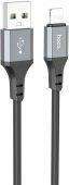 Фото USB кабель HOCO Lightning -> USB Type A (M) 2.4A 3 м, X92 HONEST IP