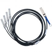 Фото Кабель прямого подключения Mellanox DAC QSFP -> 4 x SFP+ 1 м, MC2609130-001